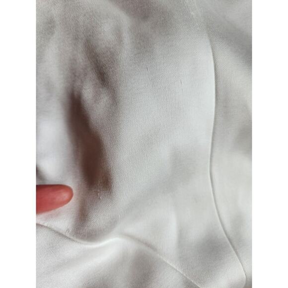 NWD Reformation Elena Satin Strapless Wedding Gown Dress Size 10 Ivory #4B416 - Picture 11 of 16